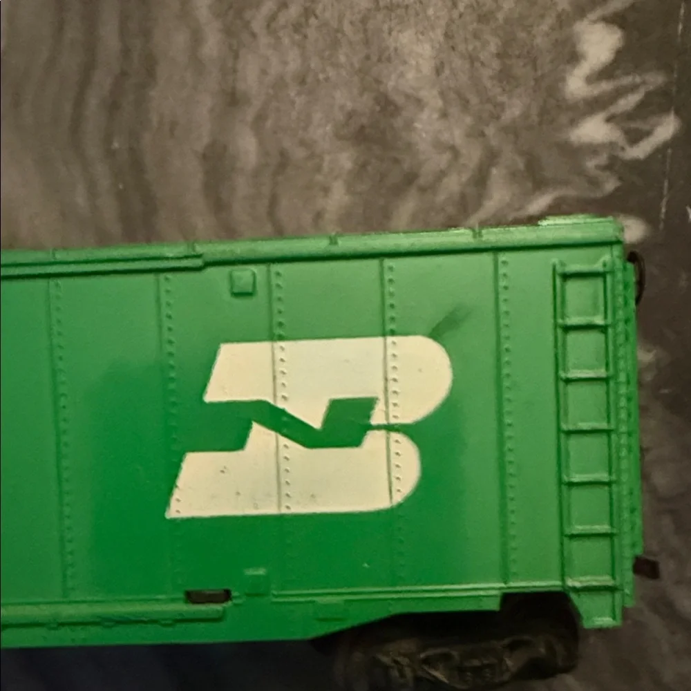 Green Toy Train Car